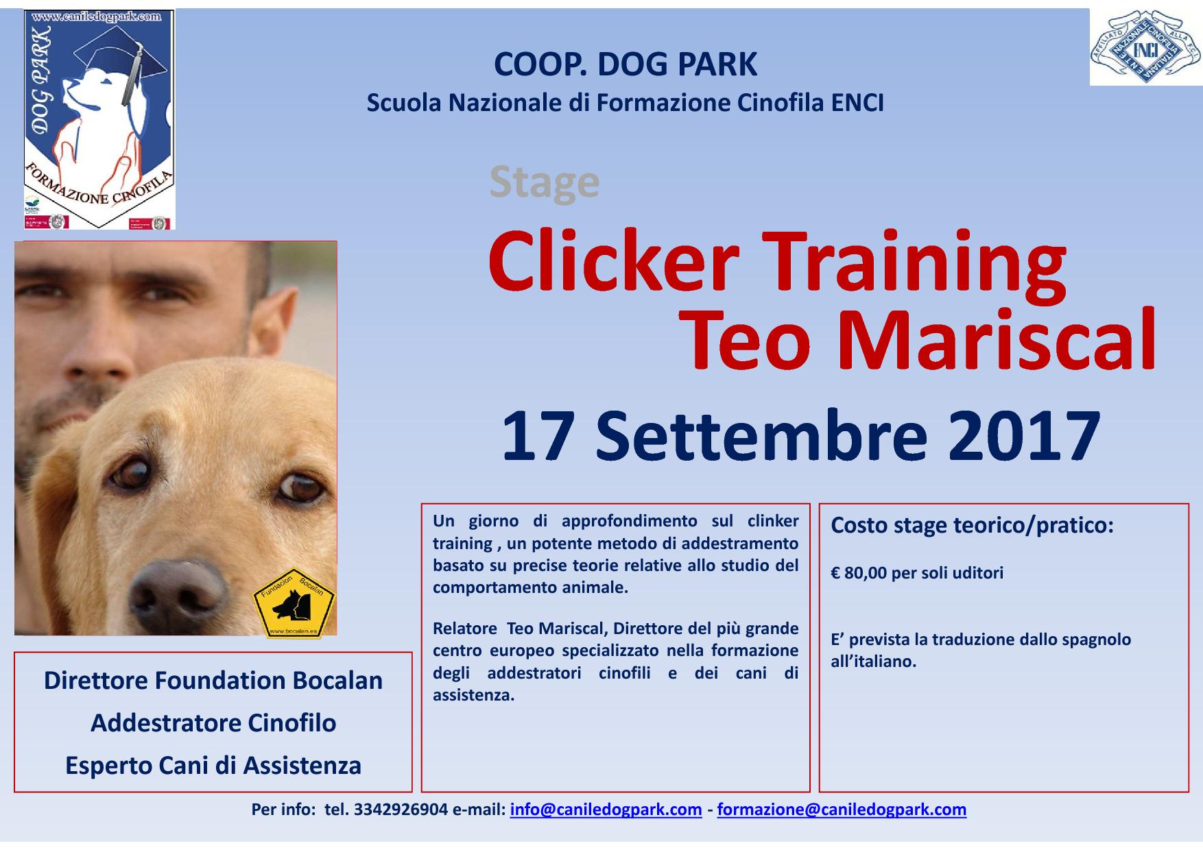 Clicker Training con Teo Mariscal